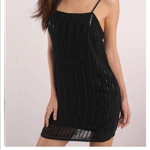 Black sequence dress from TOBI.